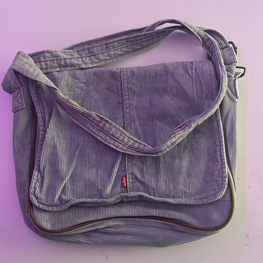Vintage corduroy satchel